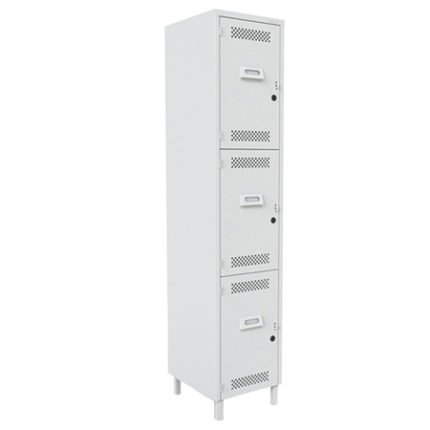 locker metálico 3 puertas