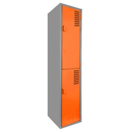 locker metálico color 2 puertas